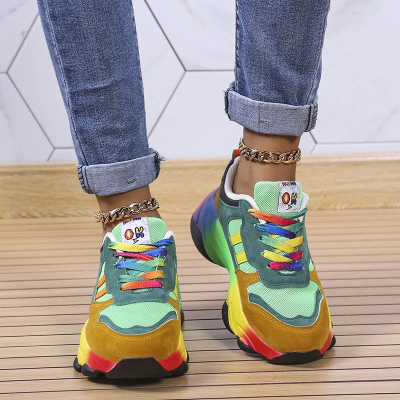 Eva | Orthopedische Regenboog Schoenen Voor Vrouwen