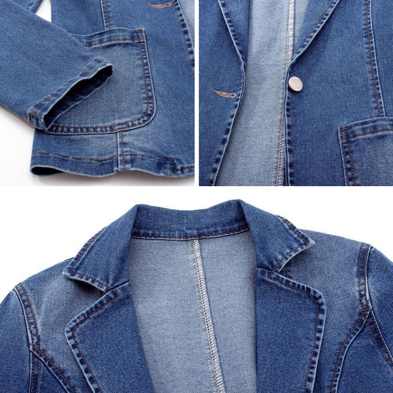 Hannah | Klassieke denim blazer