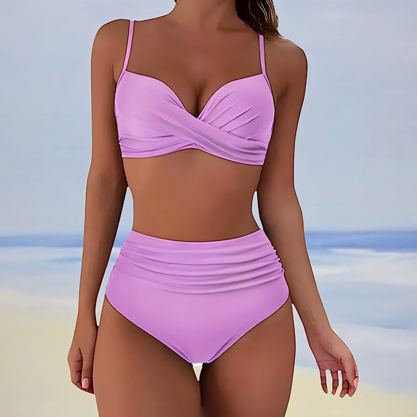 Aveline | Stijlvolle bikini met hoge taille