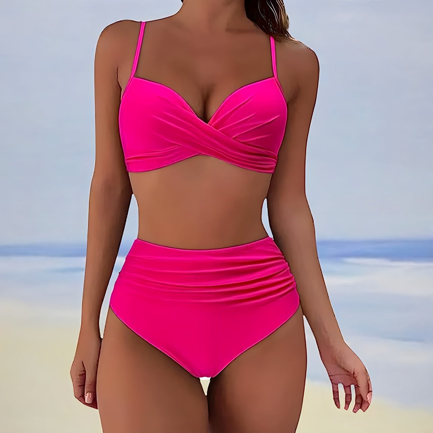 Aveline | Stijlvolle bikini met hoge taille